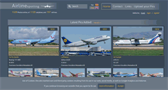 Desktop Screenshot of airlinespotting.com