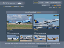 Tablet Screenshot of airlinespotting.com